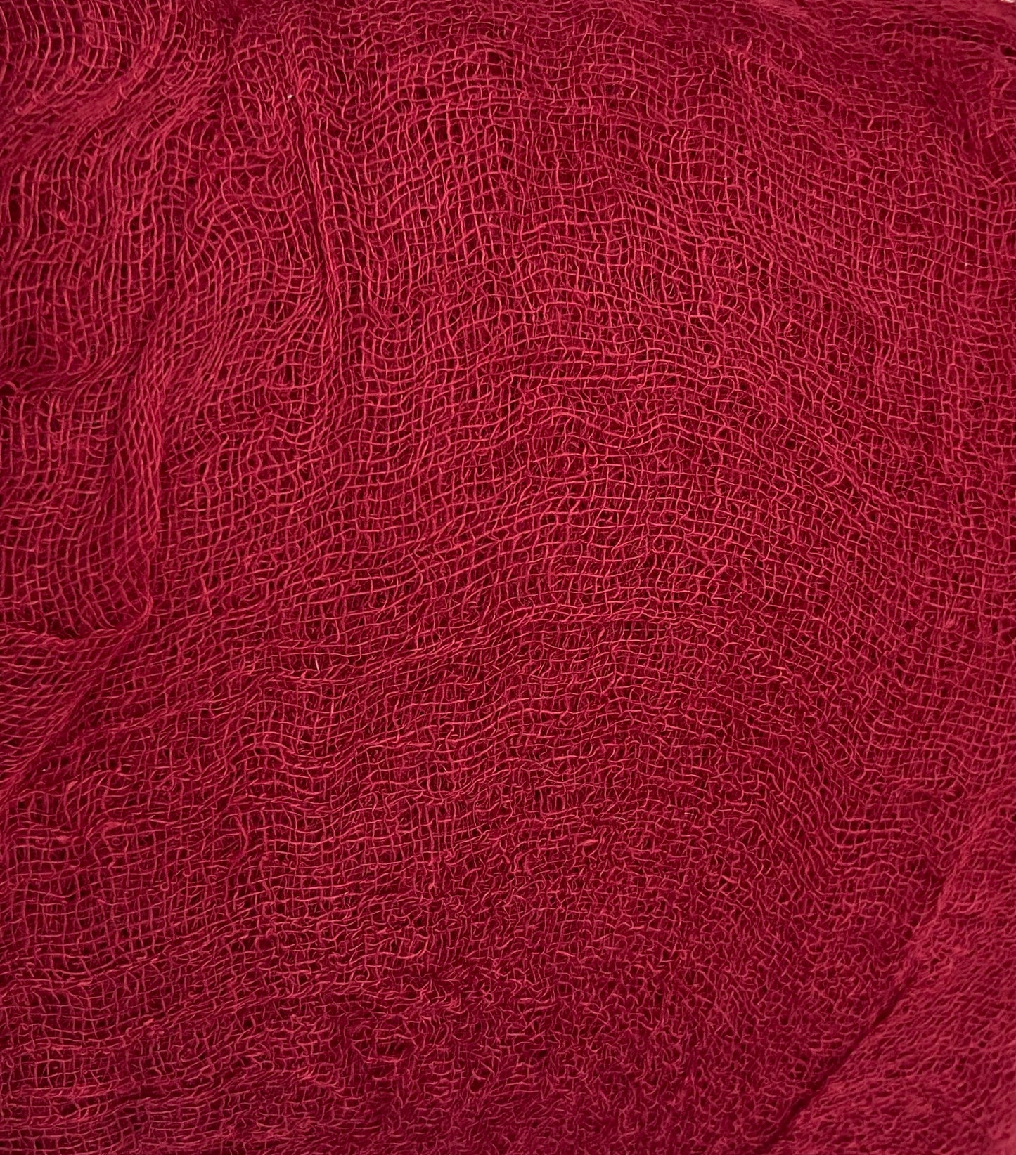 Unhemmed Cheesecloth Runners