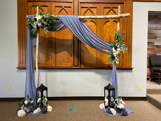 Birchwood Wedding Arch ~ Rental