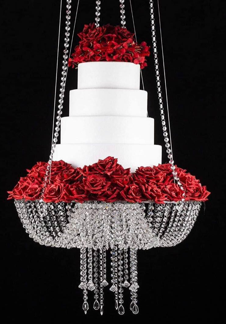 Crystal Chandelier Cake Swing ~ Rental