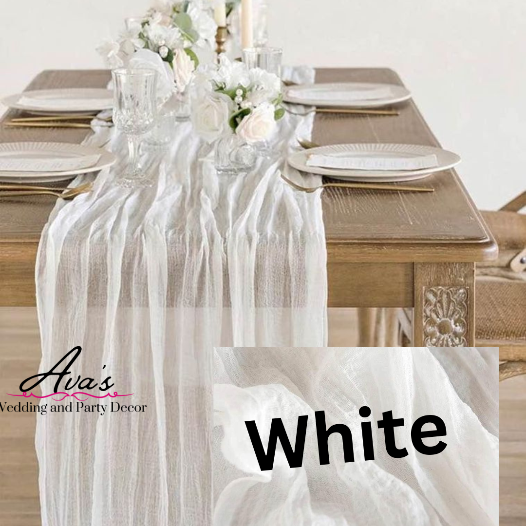 Cheesecloth Table Runners ~ 13 Feet