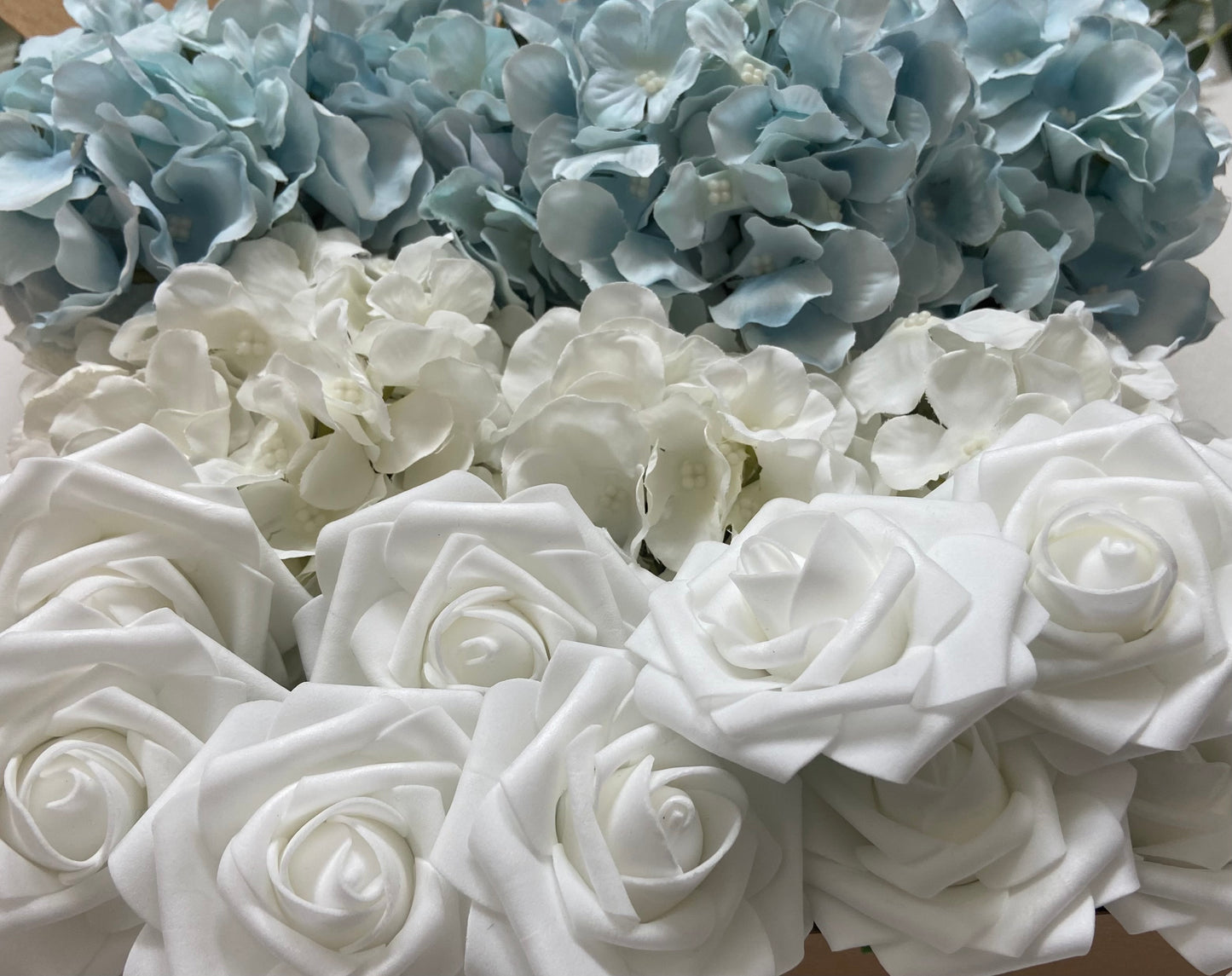 White Roses & Hydrangeas Mix