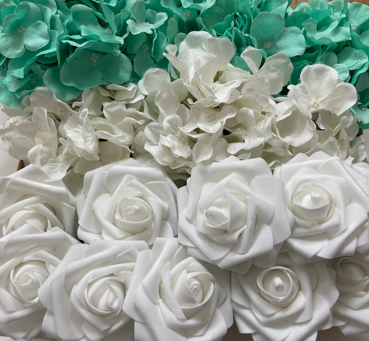 White Roses & Hydrangeas Mix