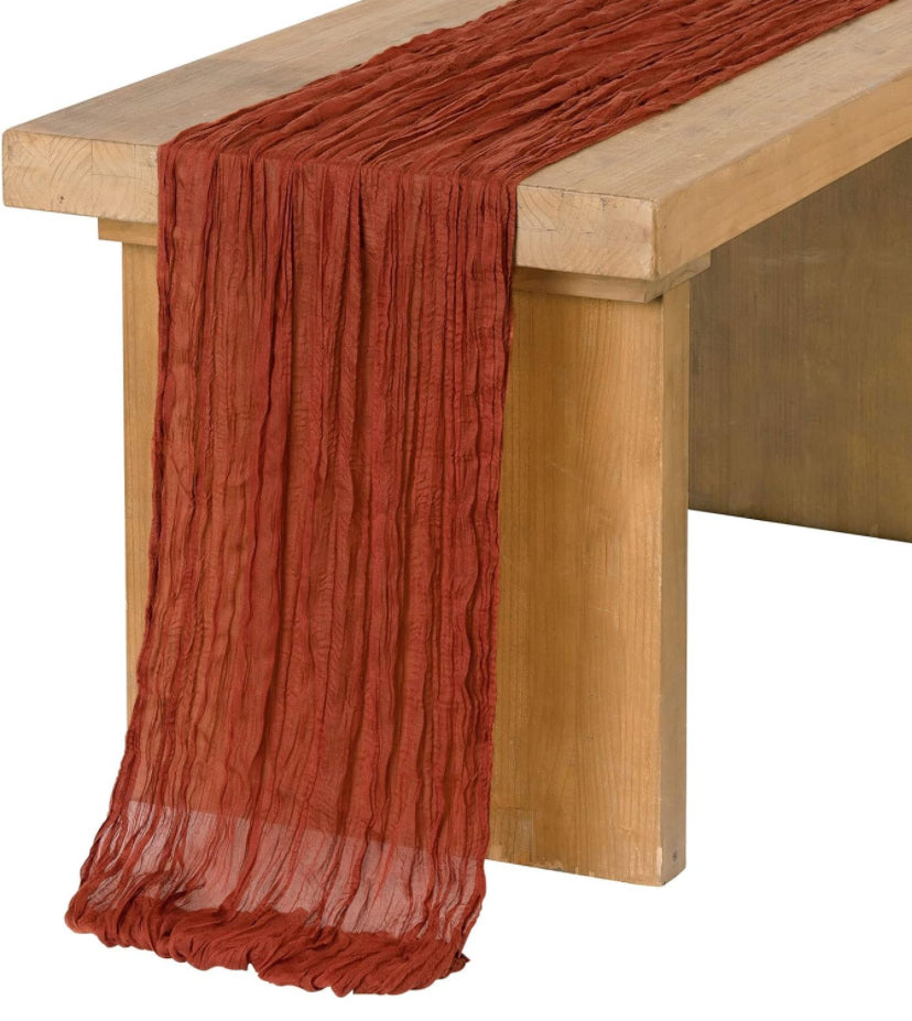 Cheesecloth Table Runners ~ 13 Feet