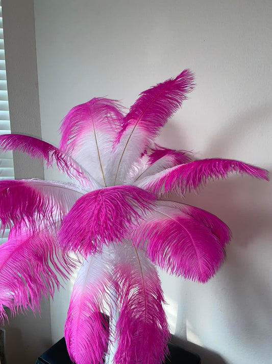 Ostrich Feather Centerpiece Kits ~ Rental