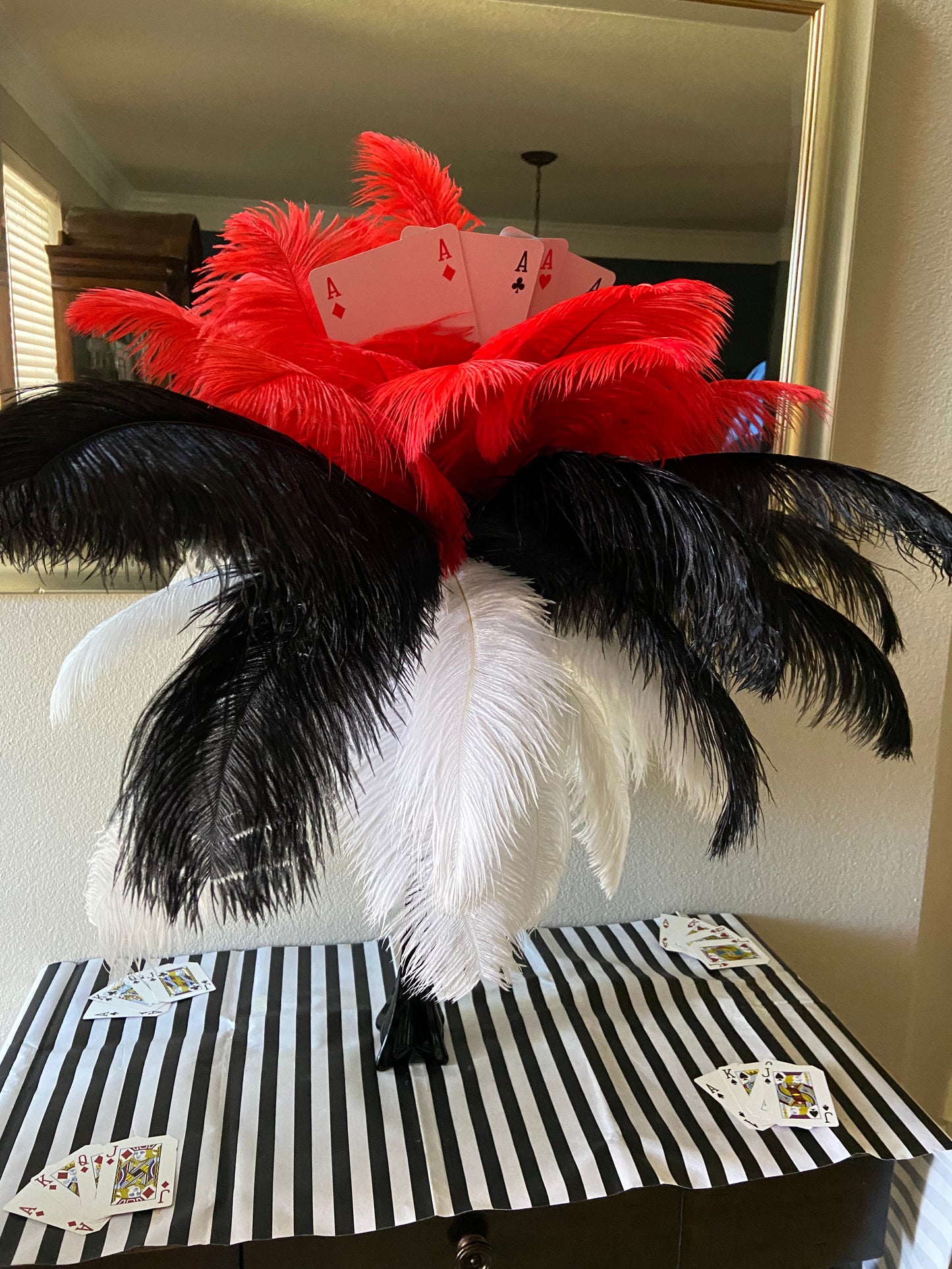 Ostrich Feather Centerpiece Kits ~ Rental