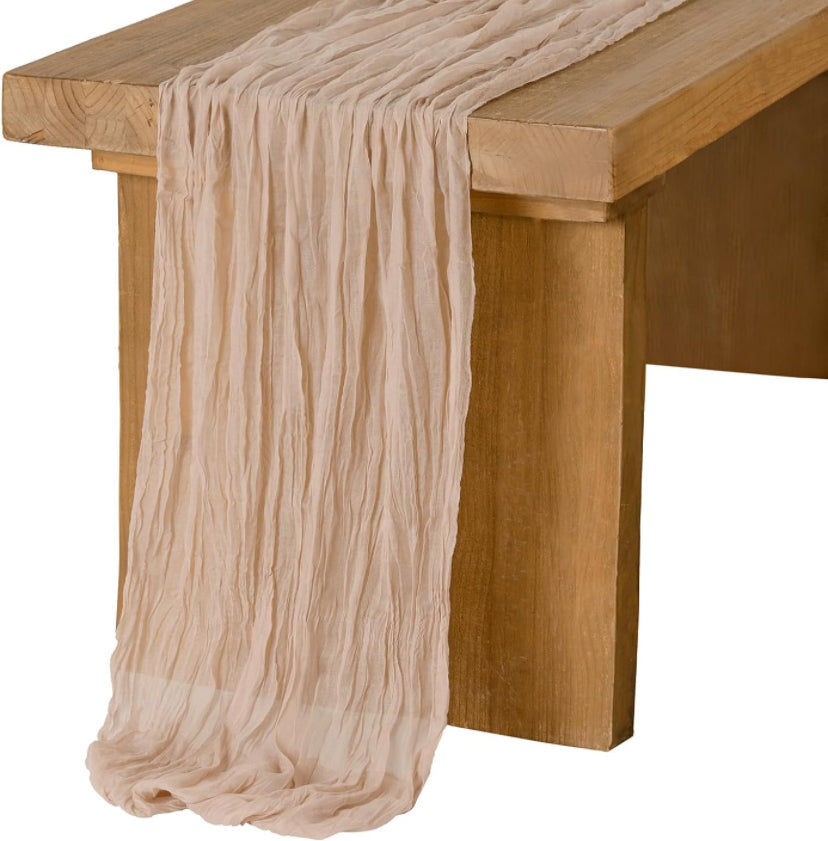 Cheesecloth Table Runners ~ 13 Feet