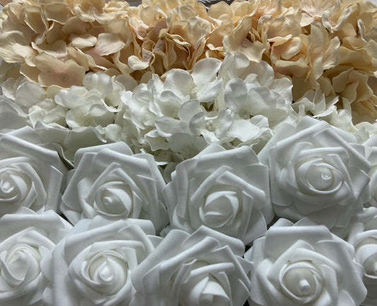 White Roses & Hydrangeas Mix