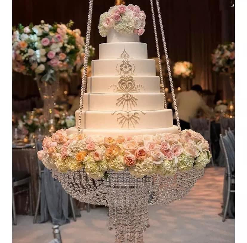 Crystal Chandelier Cake Swing ~ Rental