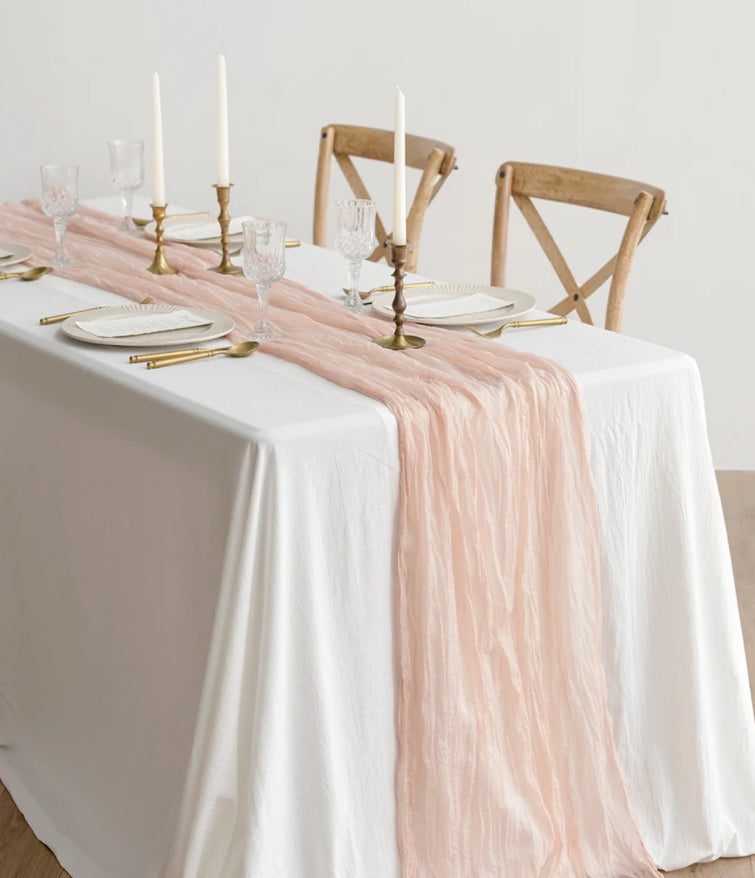 Cheesecloth Table Runners ~ 13 Feet