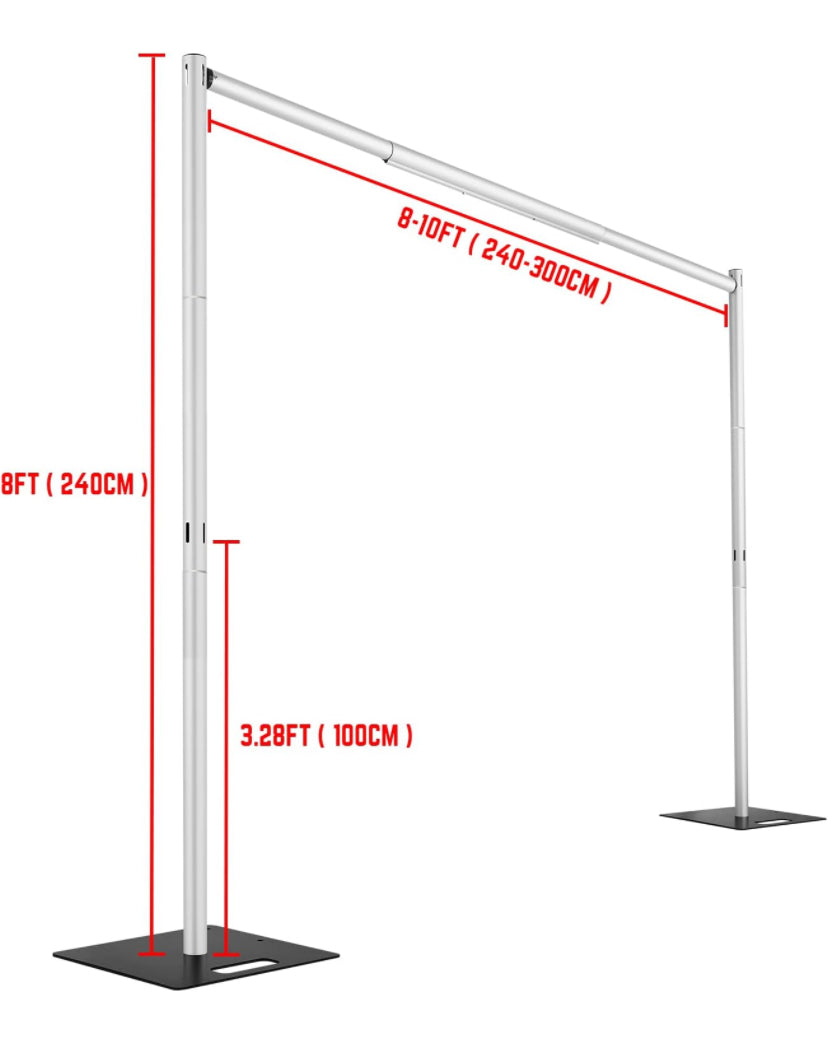 Heavy Duty Backdrop Stand ~ Rental