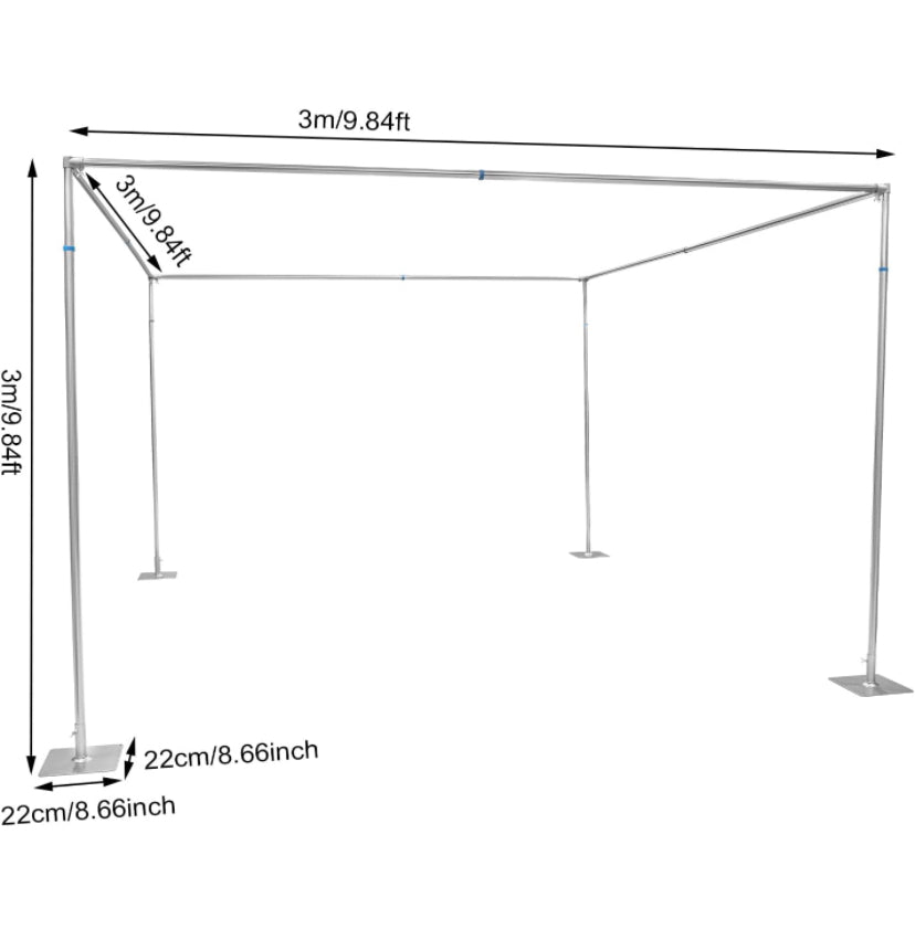 Heavy Duty Backdrop Stand ~ Rental