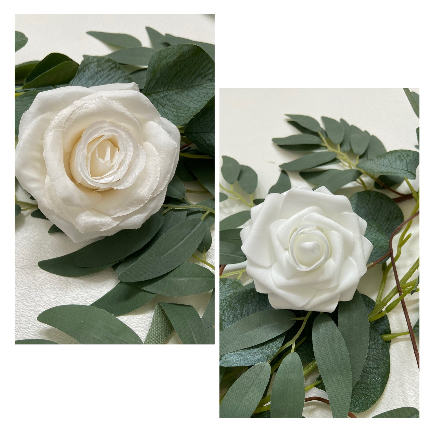 Rose Willow Eucalyptus Table Runner Garland