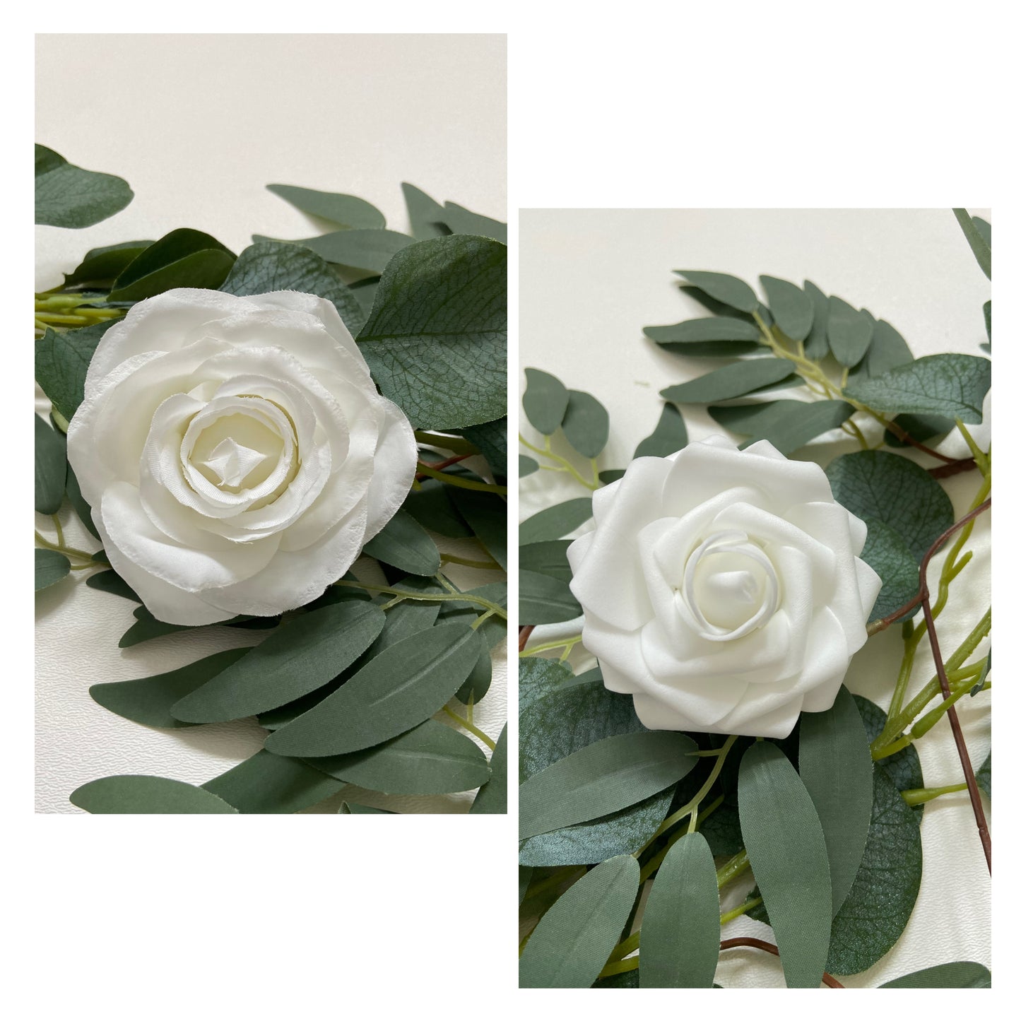 Rose Willow Eucalyptus Table Runner Garland