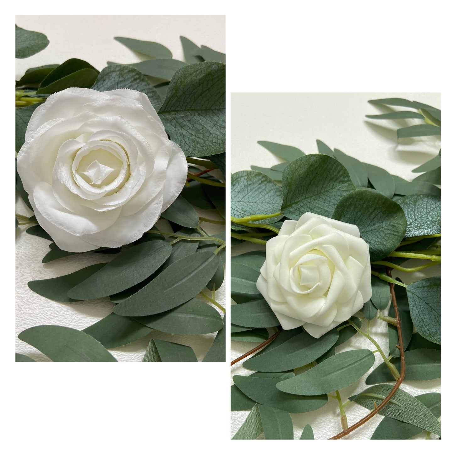 Rose Willow Eucalyptus Table Runner Garland